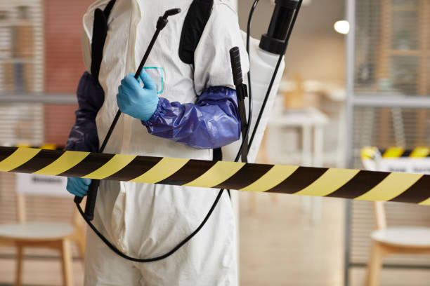 Professional Biohazard Cleanup technician working in Franklin, PA